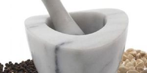 Marble Mortar & Pestle Set