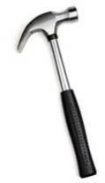 Claw Hammer With Steel Shaf