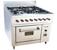 Four Burner Gas Range with Oven