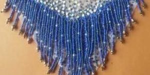 Glass Bead Embroidered Necklaces