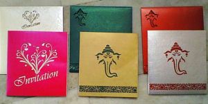 Fancy Laser Cutting Wedding Cards On Paper