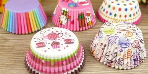 Printed Paper Muffin Cups