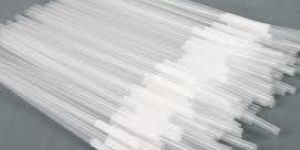 White Colored Plastic Drinking Straws