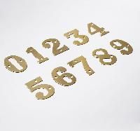 Brass Numerals