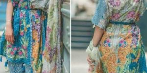 RANGRASIYA CARNATION Cotton Lawn