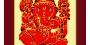 Ratna Ganesh Art Prints on Silk