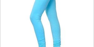 Sky Blue Cotton Leggings