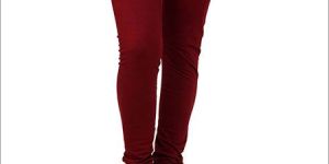 Maroon Cotton Leggings