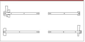 Single plate tie-rods