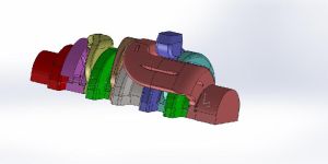 Multistage Case Core Assembly