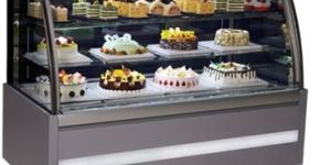 Pastry Showcase Curve Glass