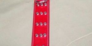 Dog Red Leather Collar