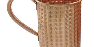 PURE COPPER HANDMADE HAMMERED MUG