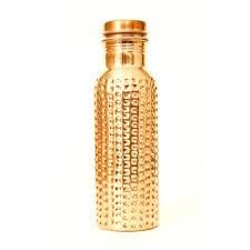 PURE COPPER HANDMADE WATER BOTTLE.