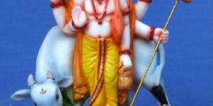 Marble Dattatreya Statue