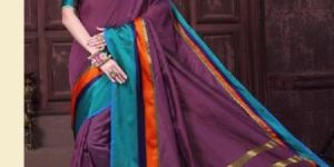 Fabric - Cotton silk saree with blouse