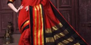 Fabric - Cotton silk saree with fancy blouse