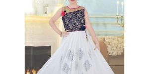 Printed Party Wear Kids Gown
