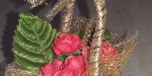 Miniature Jute Handmade Gift Basket