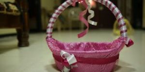 Pink Handmade Gift Basket