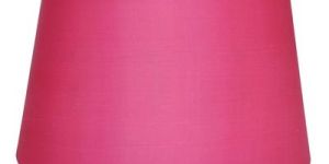 Light Red Colour Cotton Fabric Lamp Shade for Table Lamp