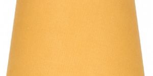 Nice Yellow Colour Fabric Drum Hardback Lamp Shade for Table Lamp