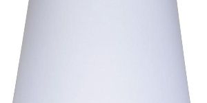 Pure White Chambray Fabric Lamp Shade for Floor Lamp