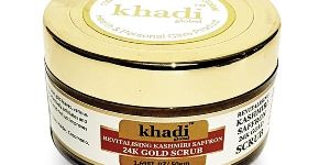 Khadi Revitalising Kashmiri Saffron 24K Gold Face Scrub