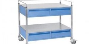 Medicine Trolley with Four Drawers