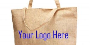 Jute Printed Beach Bag