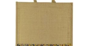 Jute Weaved Handle Tote Bag