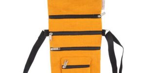 Jute Yellow Dyed Sling Bag