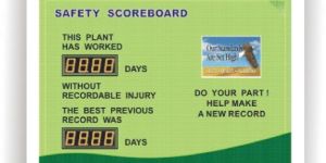 Safety Score Board