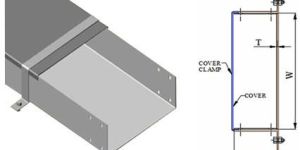 Cable Duct with Cover Clamp