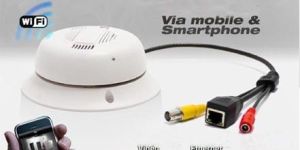 Spy Wi-Fi Smoke Detector Camera