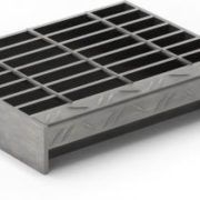 Steel Stair Tread- GI Grating Stair