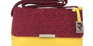 Beehive Velvet Sling Bag