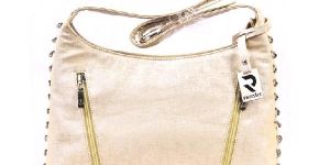Flowee Beige Zink Hobo Bag