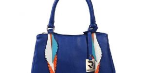 Multi Feather Handy Bag