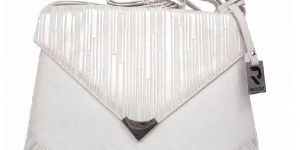 Streak White Cross Body Bag