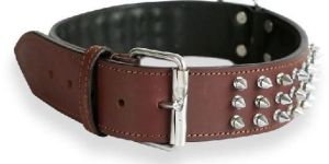 Studded Leather Collar XL