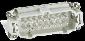 SCREW TERMINAL TYPE RECTANGULAR MALE INSERTS