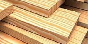 Rectangular Brown Pine Wood Plank