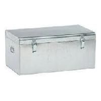 White Metal Plane Box