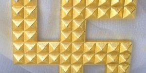 Swastik Pyramid Golden