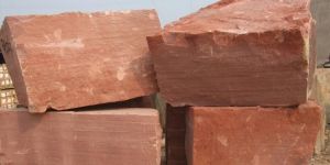 Red Quartzite Blocks