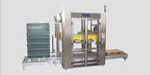 Sweep-off depalletizers