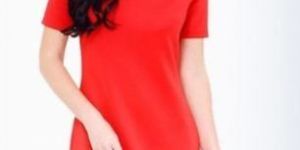 Margaret Solid Boat Neck Dress