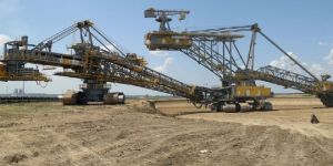 Large Bucket Wheel Excavator SRs 2000 with Loading Unit