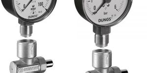 Push Button Valve Pressure Gauge